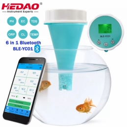 China 6 IN 1 HEDAO Bluetooth PH TDS EC ORP TEMP Chlorine  meter for swimming pool BLE-YC01 6 IN 1 HEDAO Bluetooth PH TDS EC ORP TEMP Chlorine  meter for swimming pool BLE-YC01 company