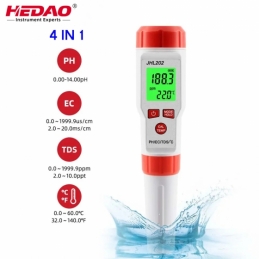 China 4 in 1 pH EC TDS Temp Meter company