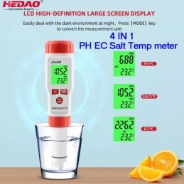 China 4 in 1 PH EC Salt Temp meter 4 in 1 PH EC Salt Temp meter company