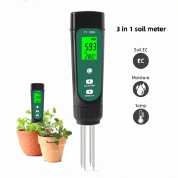 China 3 In 1 Soil EC Temperature Meter company