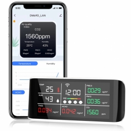 China TUYA WIFI Multifunctional air quality detector company