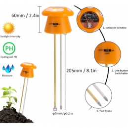 China 3-in-1 Mushroom  Soil Moisture meter  3-in-1 Mushroom  Soil Moisture meter  company