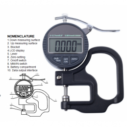 China DIGITAL THICKNESS GAUGE DIGITAL THICKNESS GAUGE company