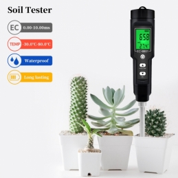 China 2 in 1 Temperature EC Soil tester company