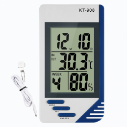 Indoor and outdoor thermometer