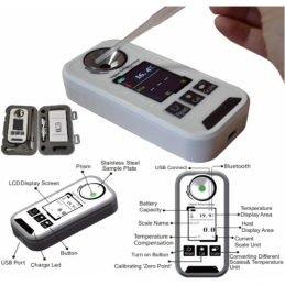 China USB Transfer Digital Brix Refractometer  USB Transfer Digital Brix Refractometer  company