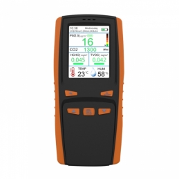 China CO2 PM2.5 Detector Air Quality Monitor for Home Office Car indoor company