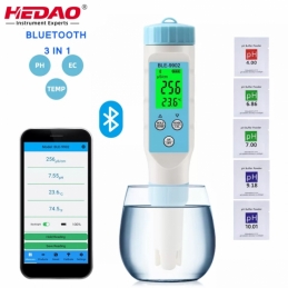 China 3  IN 1 HEDAO Bluetooth ph ec temperature meter 3  IN 1 HEDAO Bluetooth ph ec temperature meter company