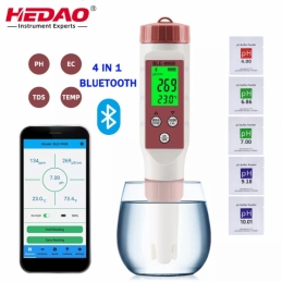 China 4 IN 1 HEDAO Bluetooth PH EC TDS Temperature meter BLE-9908 4 IN 1 HEDAO Bluetooth PH EC TDS Temperature meter BLE-9908 company