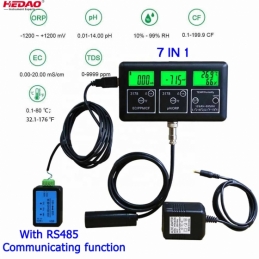 China RS485 communicating function 7 in 1  pH/ CF /EC/ TDS /ORP /Humidity/ Temp meter  RS485 communicating function 7 in 1  pH/ CF /EC/ TDS /ORP /Humidity/ Temp meter  company