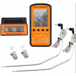 China Digital Wireless Food Thermometer with Dual Probes company